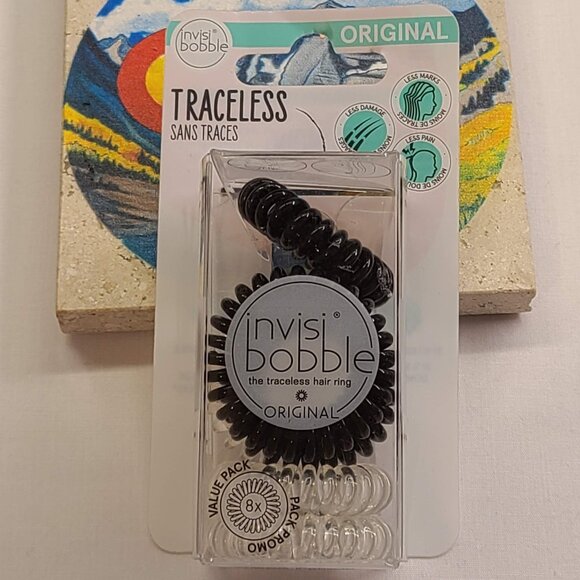 7pc invisibobble Power Traceless Spiral Hair Ties - Picture 1 of 6